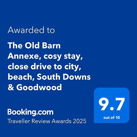 The Old Barn Annexe, Cosy Stay, Close Drive To City, Beach, South Downs & Goodwood Chichester Exteriör bild